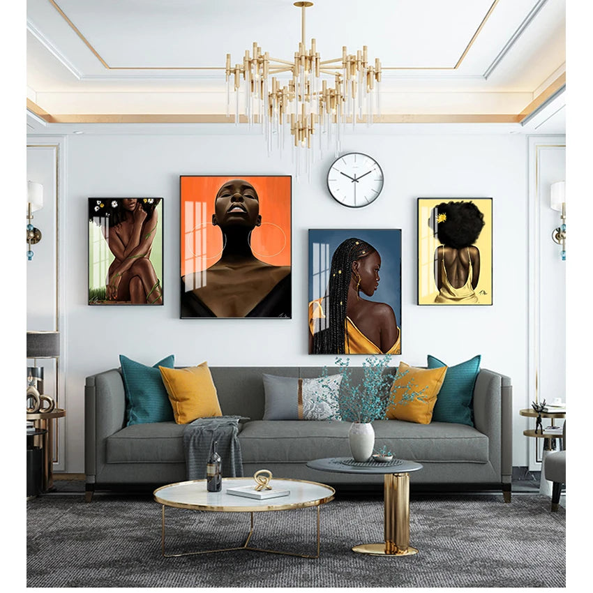 African Wall Art for Living Room