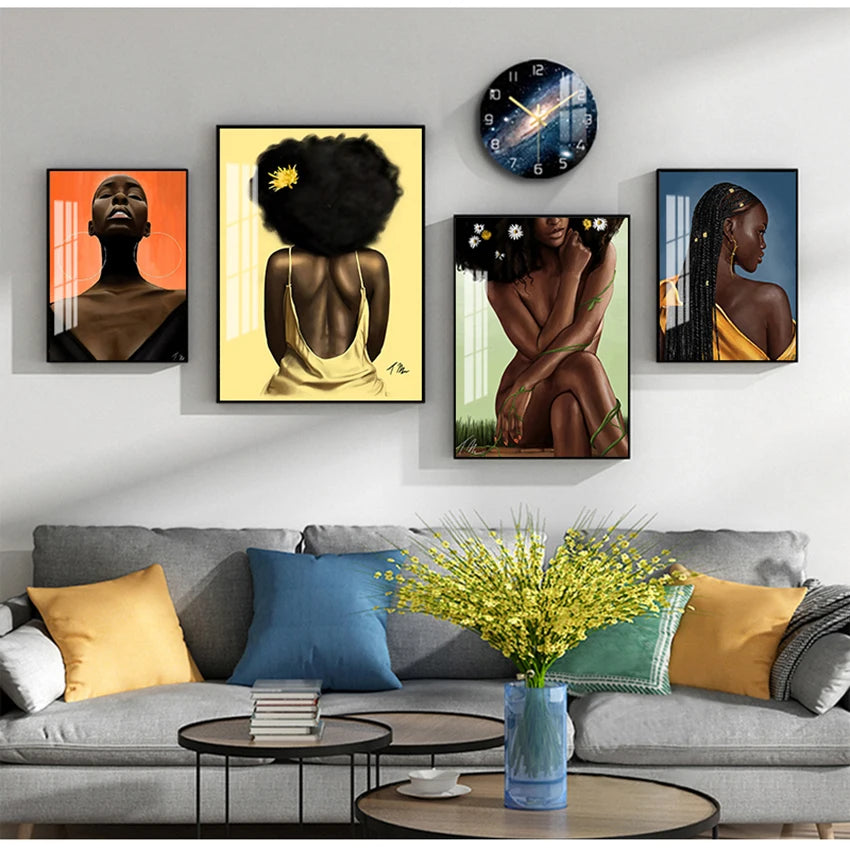 African Wall Art for Living Room