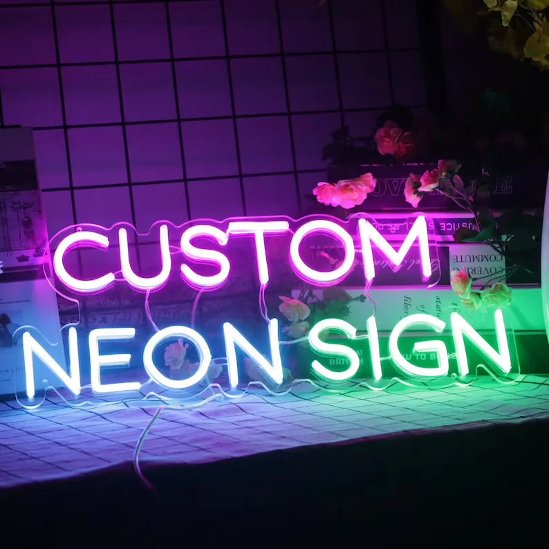 custom light up signs led neon