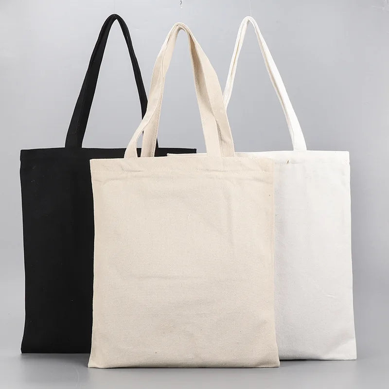 cotton tote bag custom printed tote bag your logo blank white canvas tote bag simple canvas shopping bag canvas tote bag custom printed