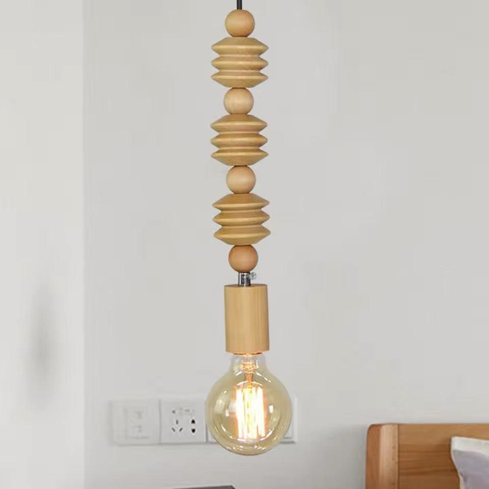 Wood Bead Chandelier, Ceiling Lights - WbAC Ceiling Lights and Home Decor