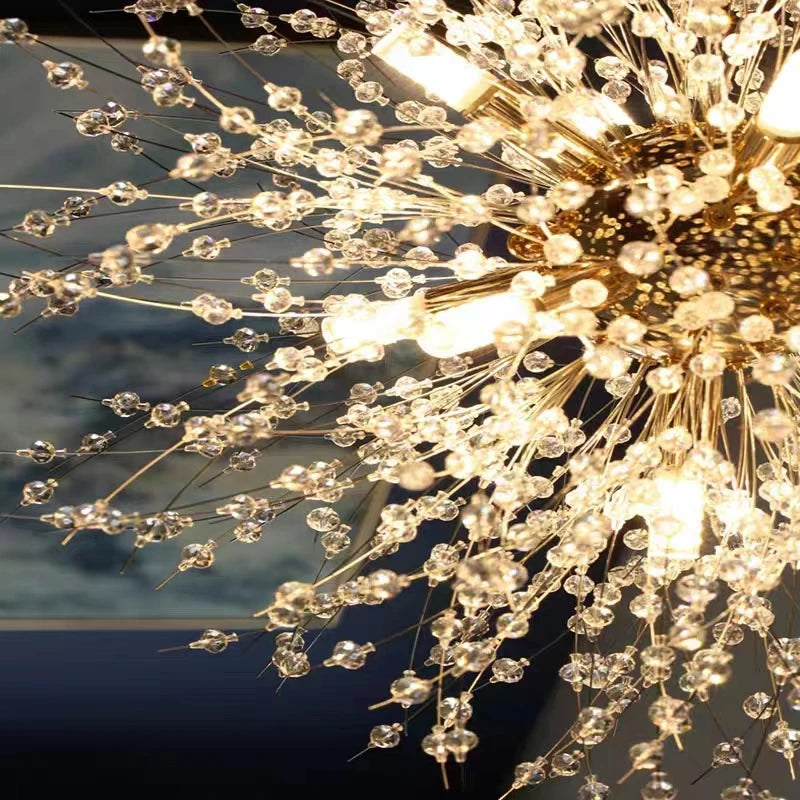 chrystal chandelier light firework ball pendant light