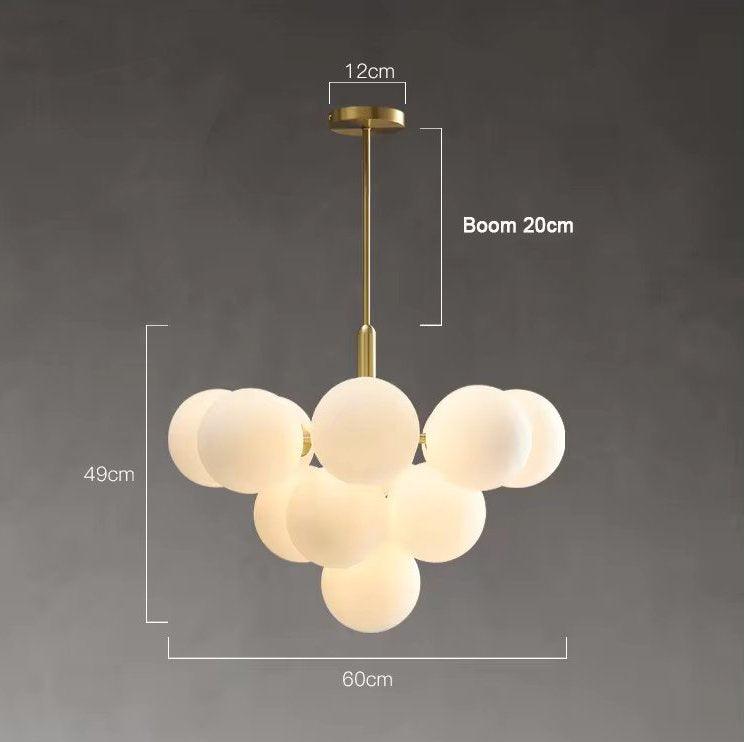 Modern Luxury Glass Chandelier - WbAC Ceiling Lights and Home Decor