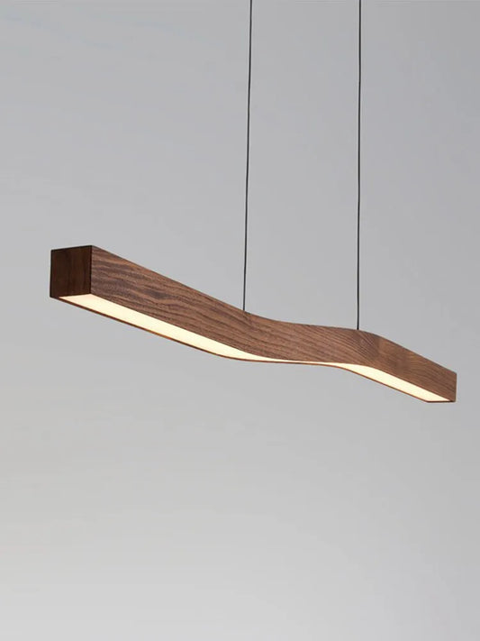 wood ceiling light