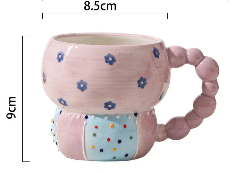 handmade pottery mugs