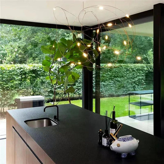 Firefly Chandelier, Nordic LED Ceiling Lights - WbAC Ceiling Lights and Home Decor