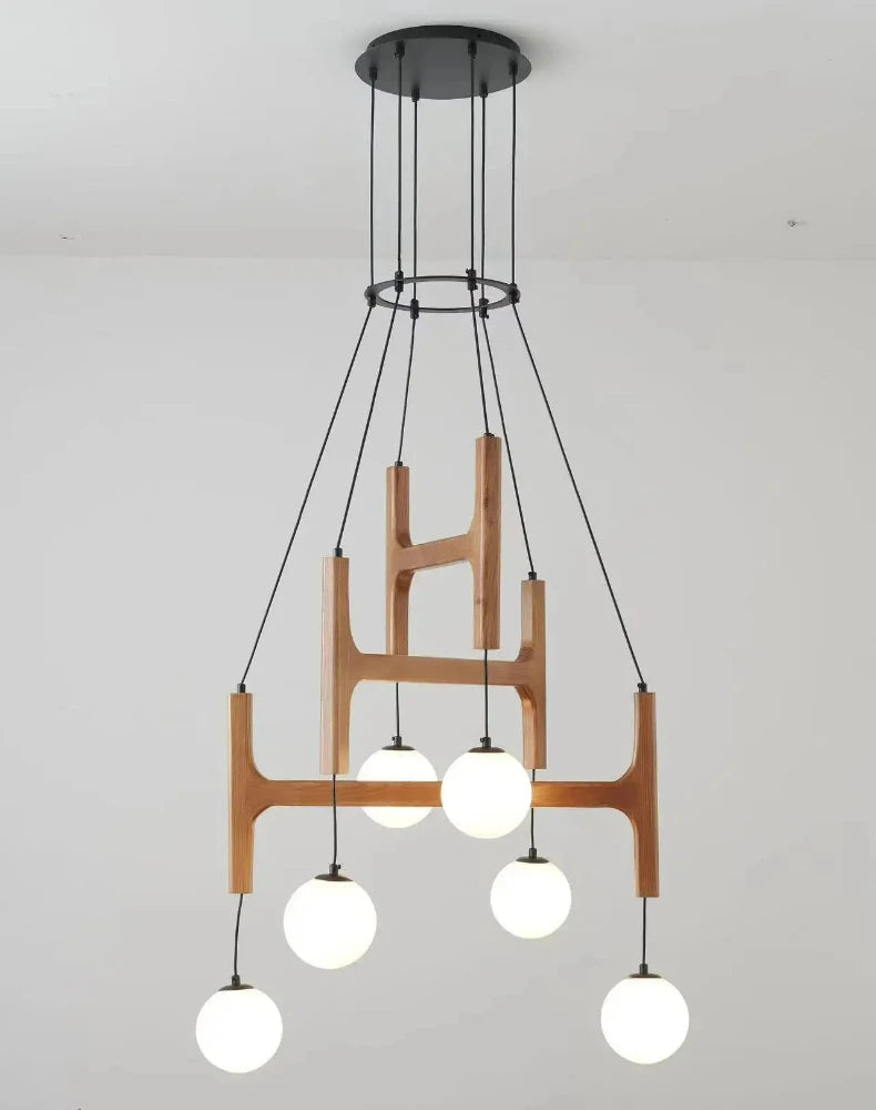 wooden rustic ceiling lights
