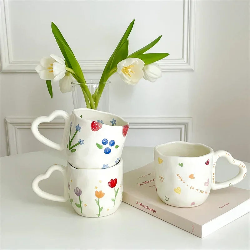 white ceramic mugs