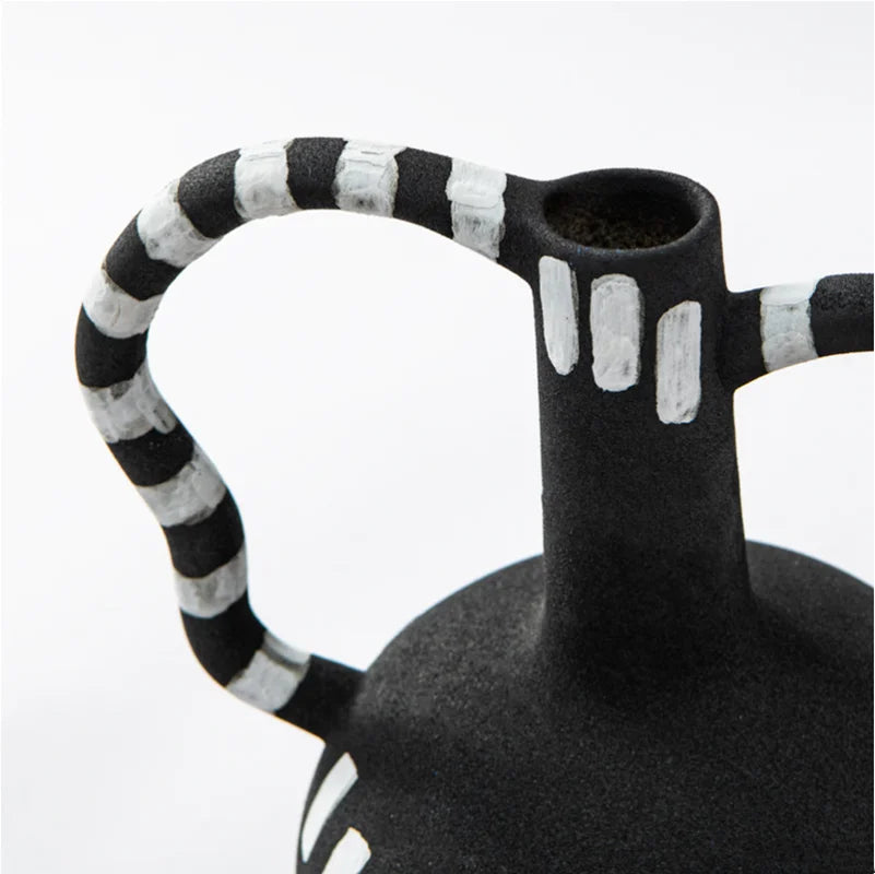  vases black and white black and vase black nordic vase