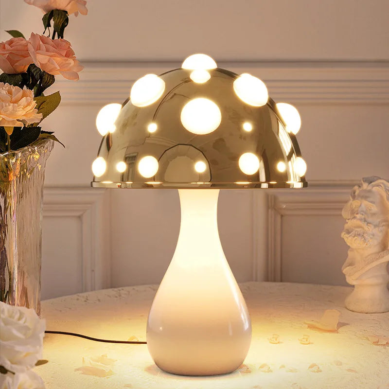 mushroom bedside lamp