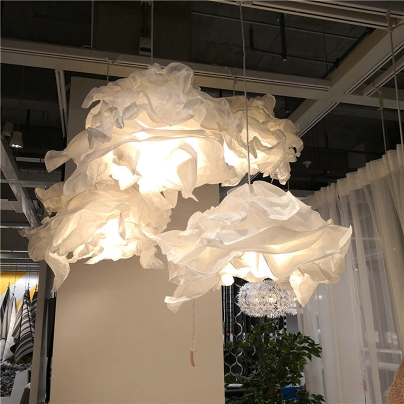 chandelier cloud cloud lights paper chandelier of paper