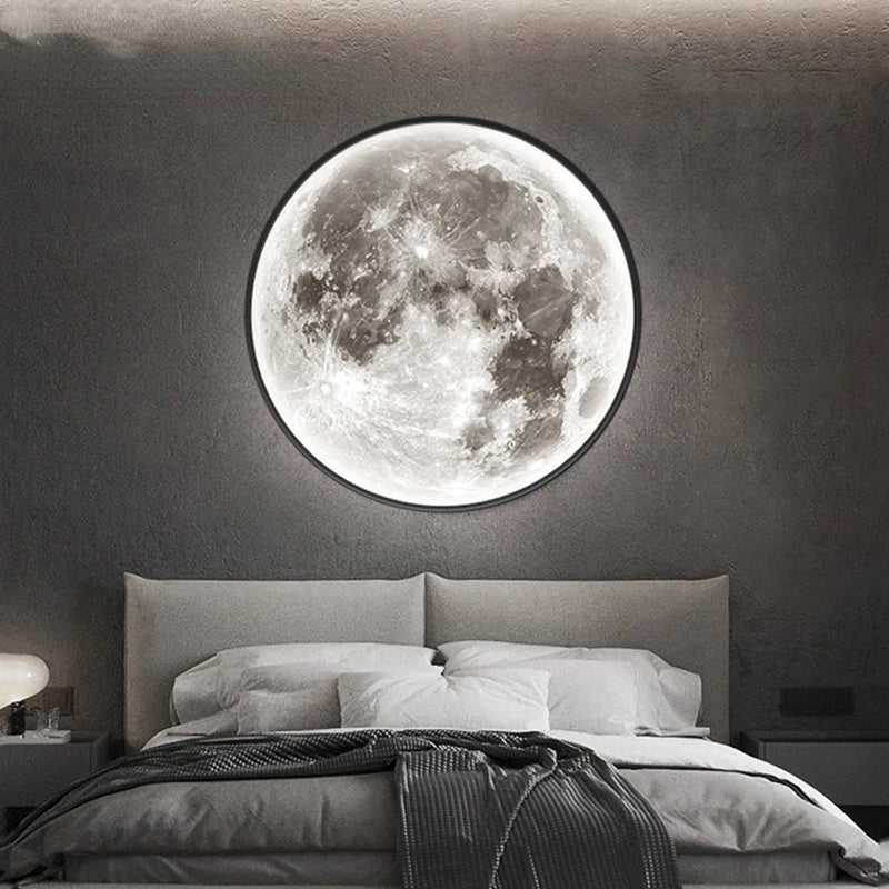 wall lamp children s bedroom the moon 3d decorative wall sconces wall sconce with mirror wall mounted moon light