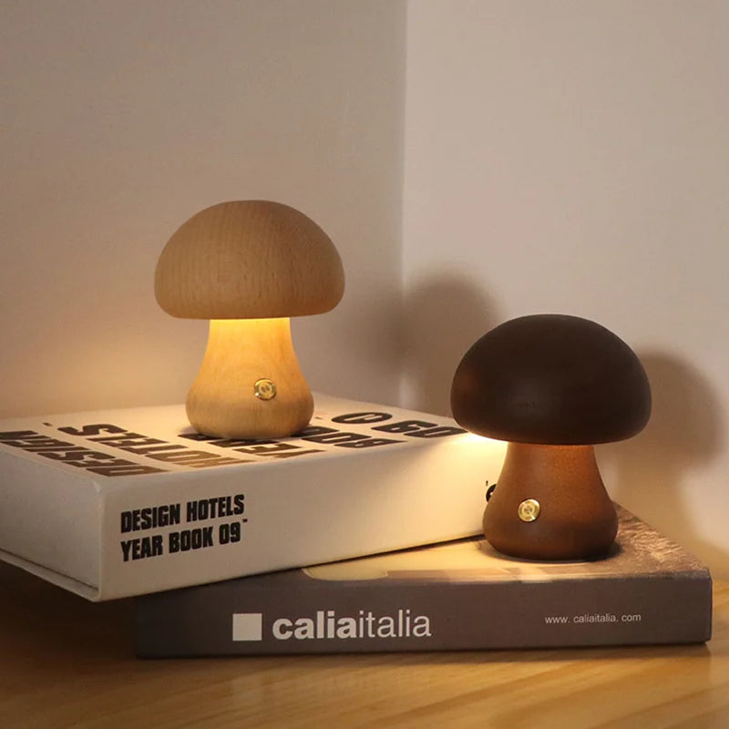 bedroom lamp mushroom