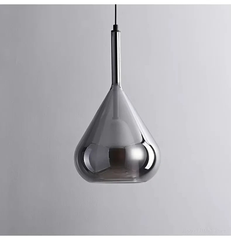 black pendant light