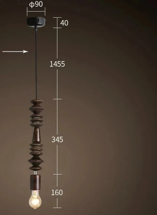 wood bead pendant light geometric wood pendant light
