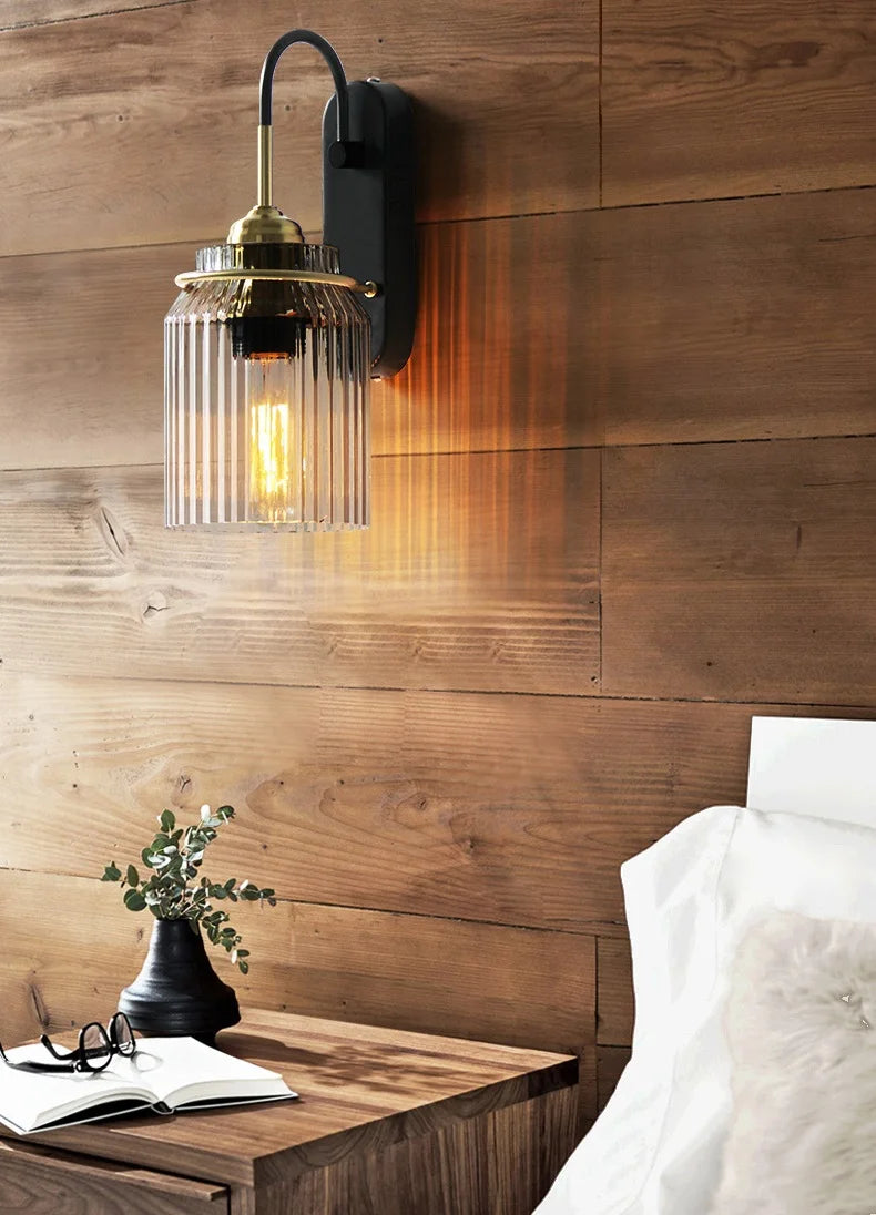 brass wall lamp