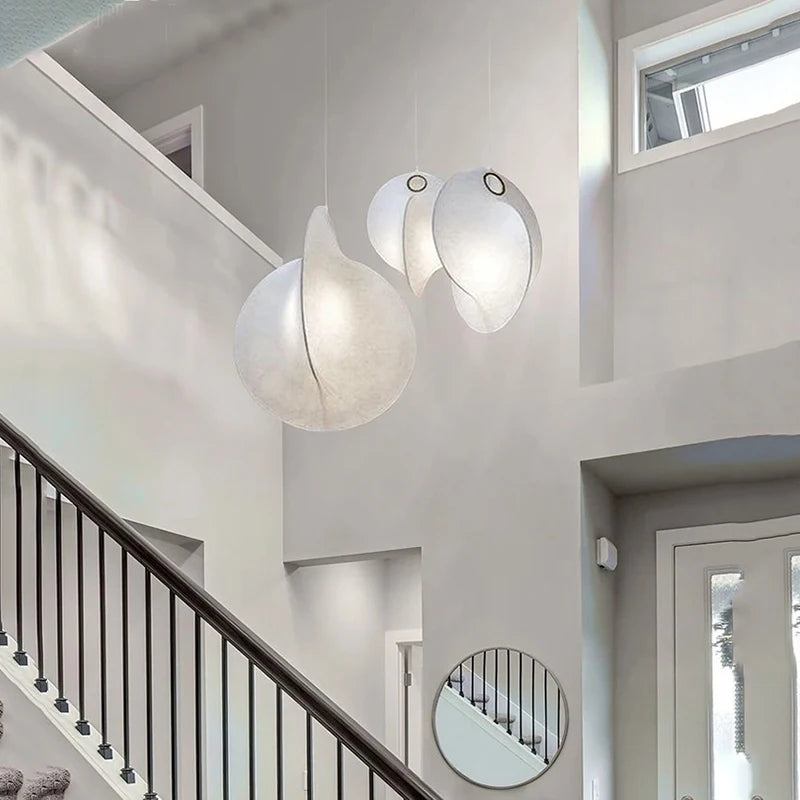pendant light glass ball 4 luster modern living room