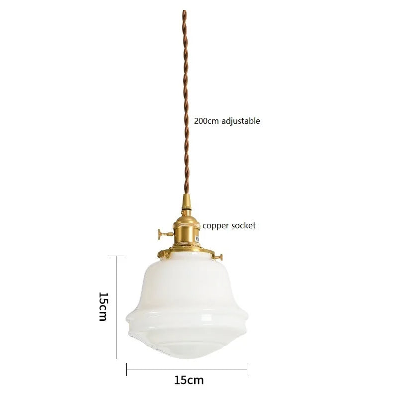 home decor pendant light indoor lighting glass vintage 6 lamp nordic pendant