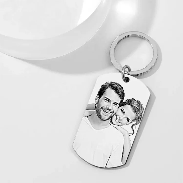 engraved photo keychains engraved key chains for men