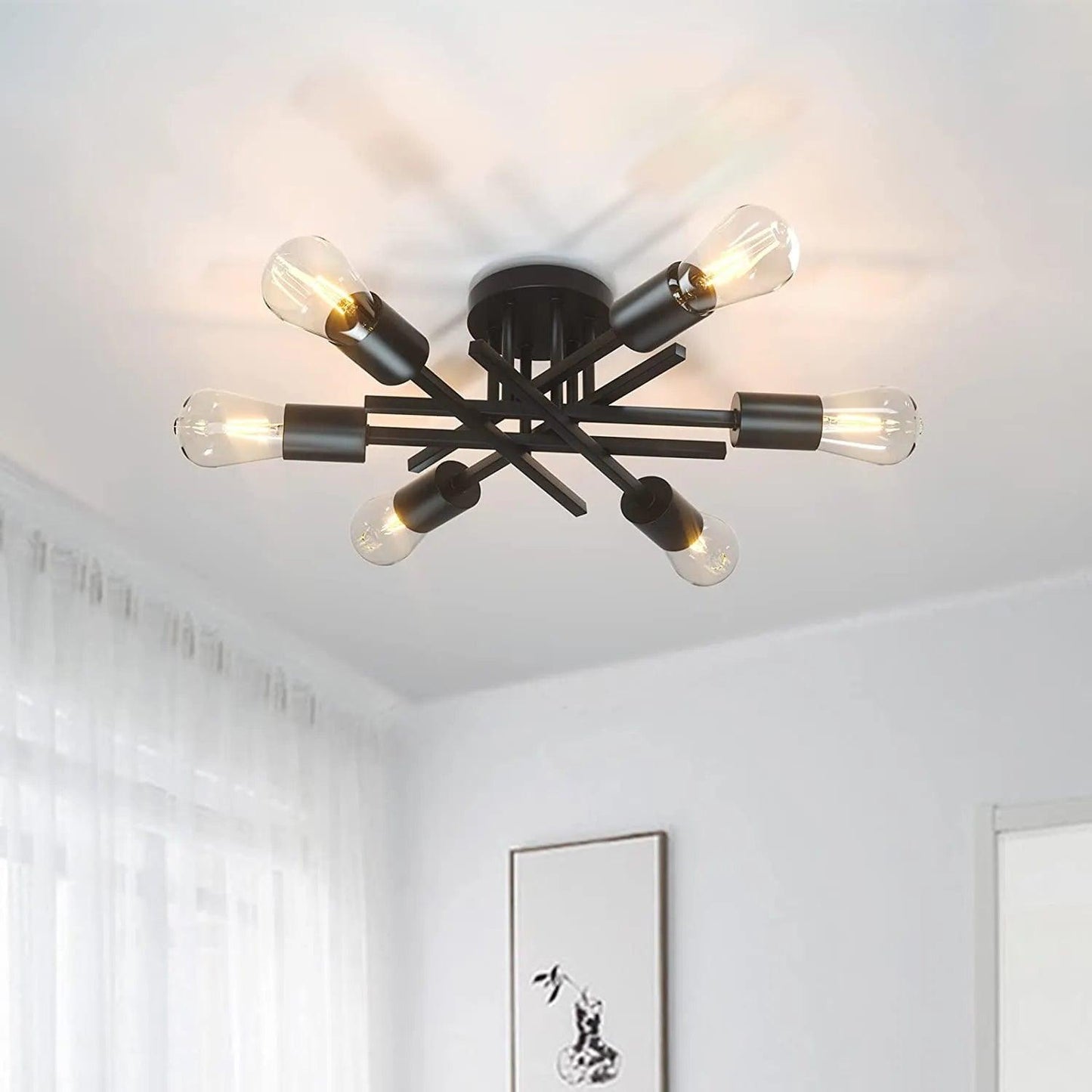 Black Ceiling Light Fixture, - WbAC Ceiling Lights and Home Decor