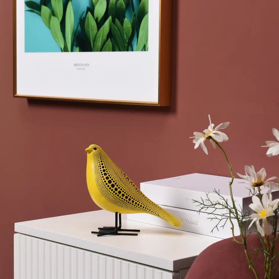bird centerpiece for living room table