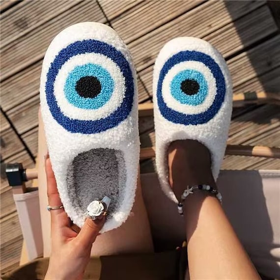 smiley face house shoes