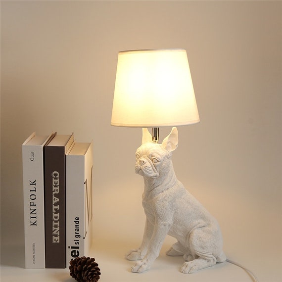 dog table lamp