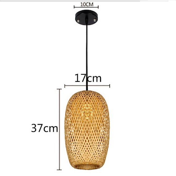 rattan ceiling lamp