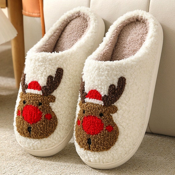 family christmas slippers