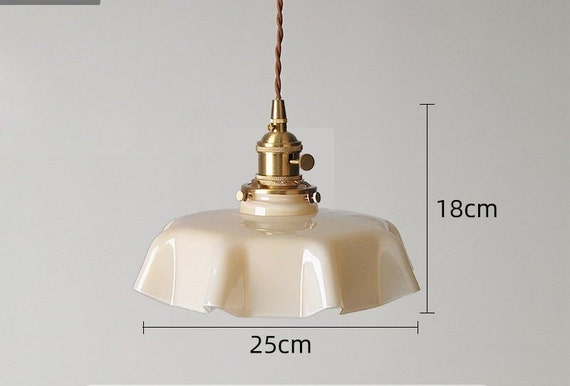 Retro okvětní lístek lampa volánky přívěsek světla Vintage svítidla