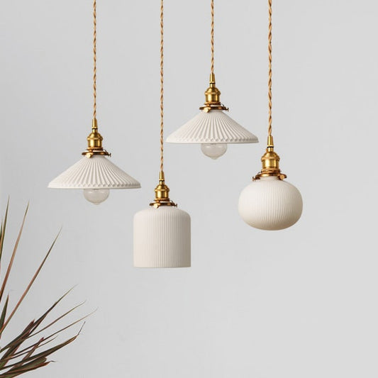 white ceramic pendant light ceiling light