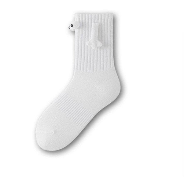 4 para slatkih čarapa koje drže za ruku par čarapa Magnetne čarape za muškarce Kawaii čarape