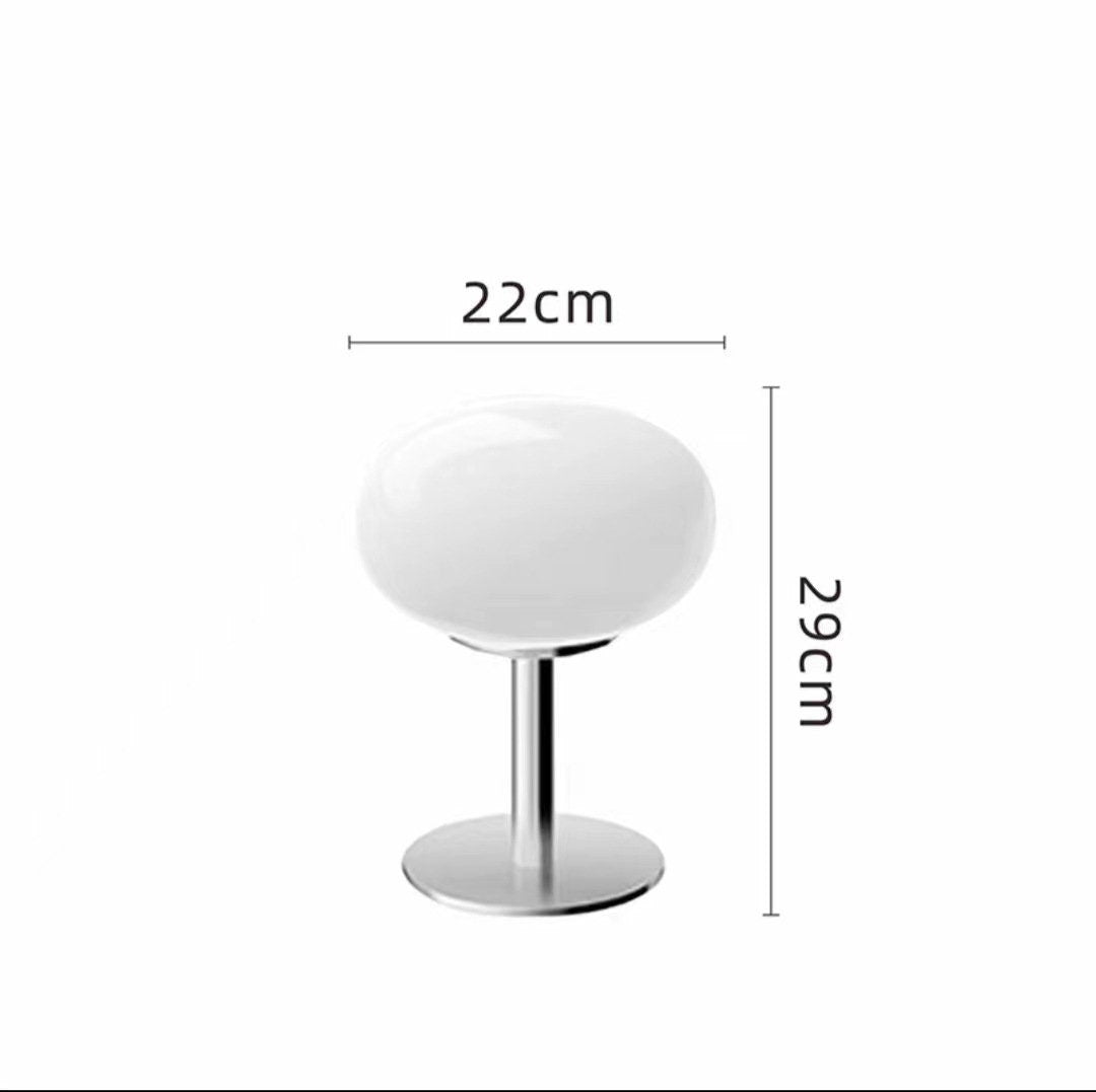 white table lamp