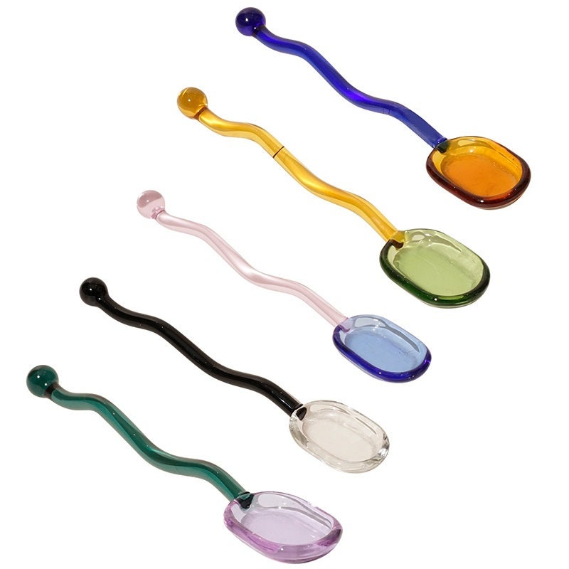 dessert glasses spoon