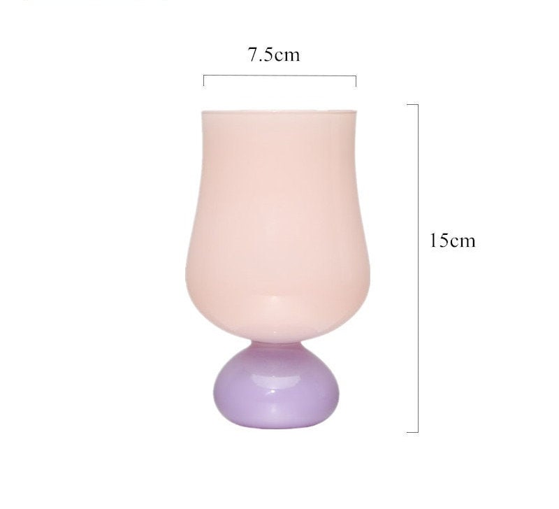 Tulip Drinking Glasses Cup Goblet Tumbler Cocktail Glass Champagne Glass Whiskey Kitchen Gift