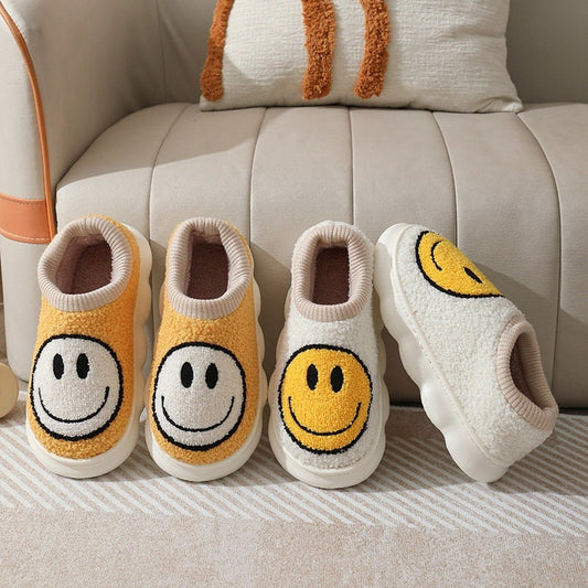 pink smiley face slippers house slippers for women christmas gift ideas