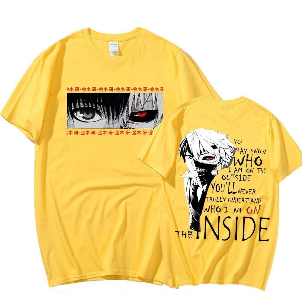 Anime Tokyo Ghoul Kaneki Ken Graphic Print Mens T-Shirt